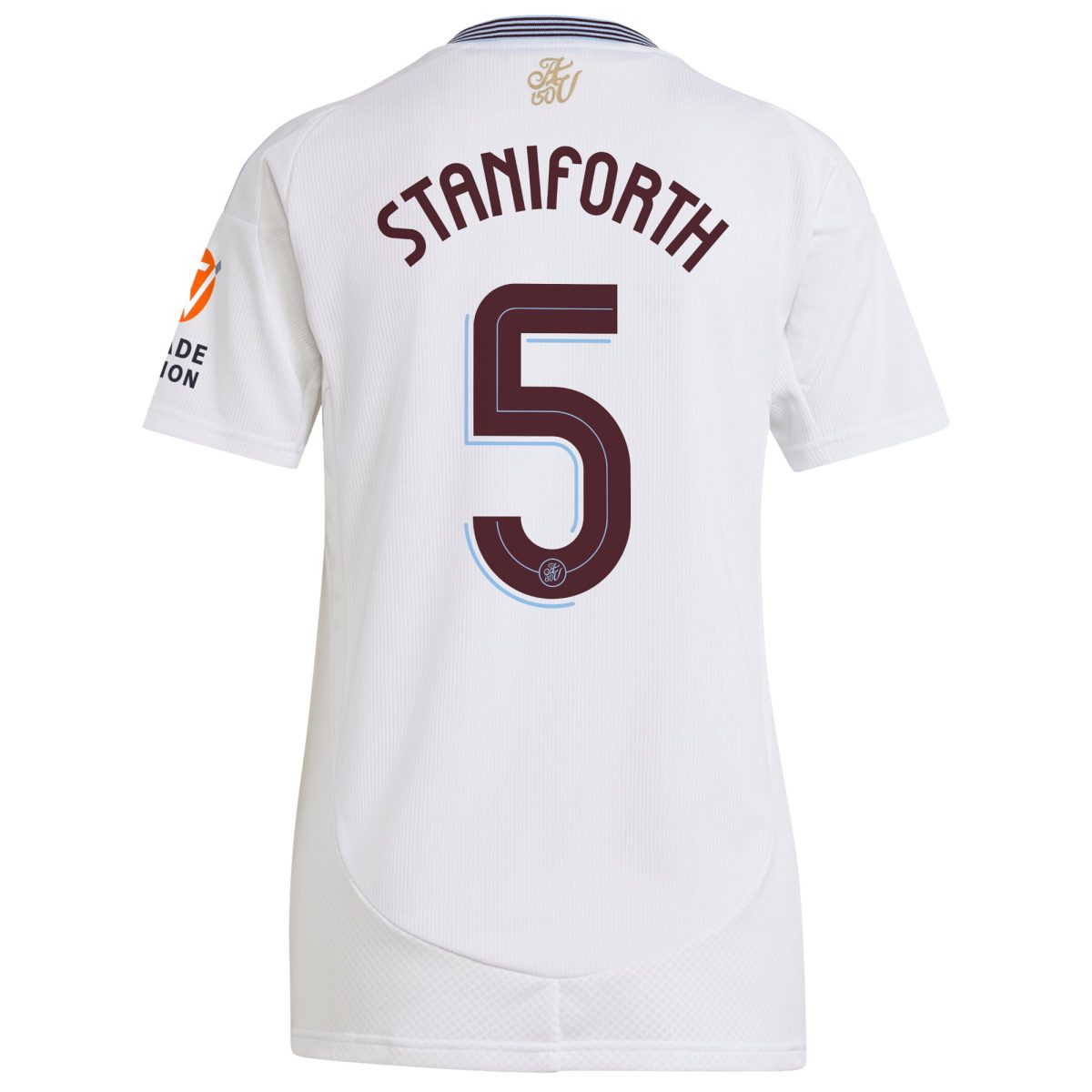 aston villa adidas away shirt 2024-25 – womens with staniforth 5 cup printing Collection | Authentic Aston Villa Shirts