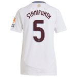 aston villa adidas away shirt 2024-25 – womens with staniforth 5 cup printing Collection | Authentic Aston Villa Shirts