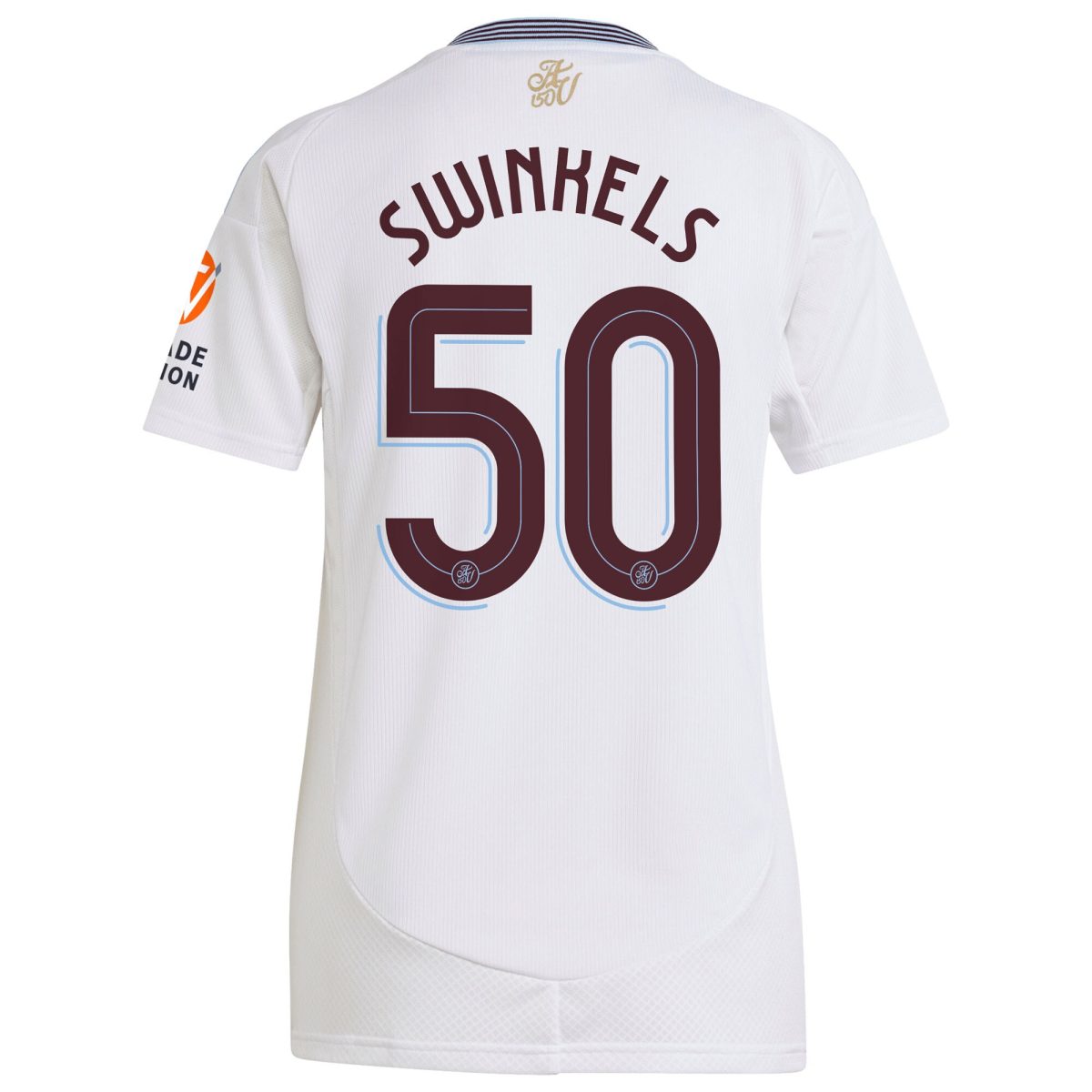 aston villa adidas away shirt 2024-25 – womens with swinkels 50 cup printing Collection | Authentic Aston Villa Shirts