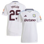 aston villa adidas away shirt 2024-25 – womens with taylor 25 cup printing Collection | Authentic Aston Villa Shirts