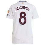 aston villa adidas away shirt 2024-25 – womens with tielemans 8 cup printing Collection | Authentic Aston Villa Shirts