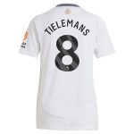 aston villa adidas away shirt 2024-25 – womens with tielemans 8 printing Collection | Authentic Aston Villa Shirts