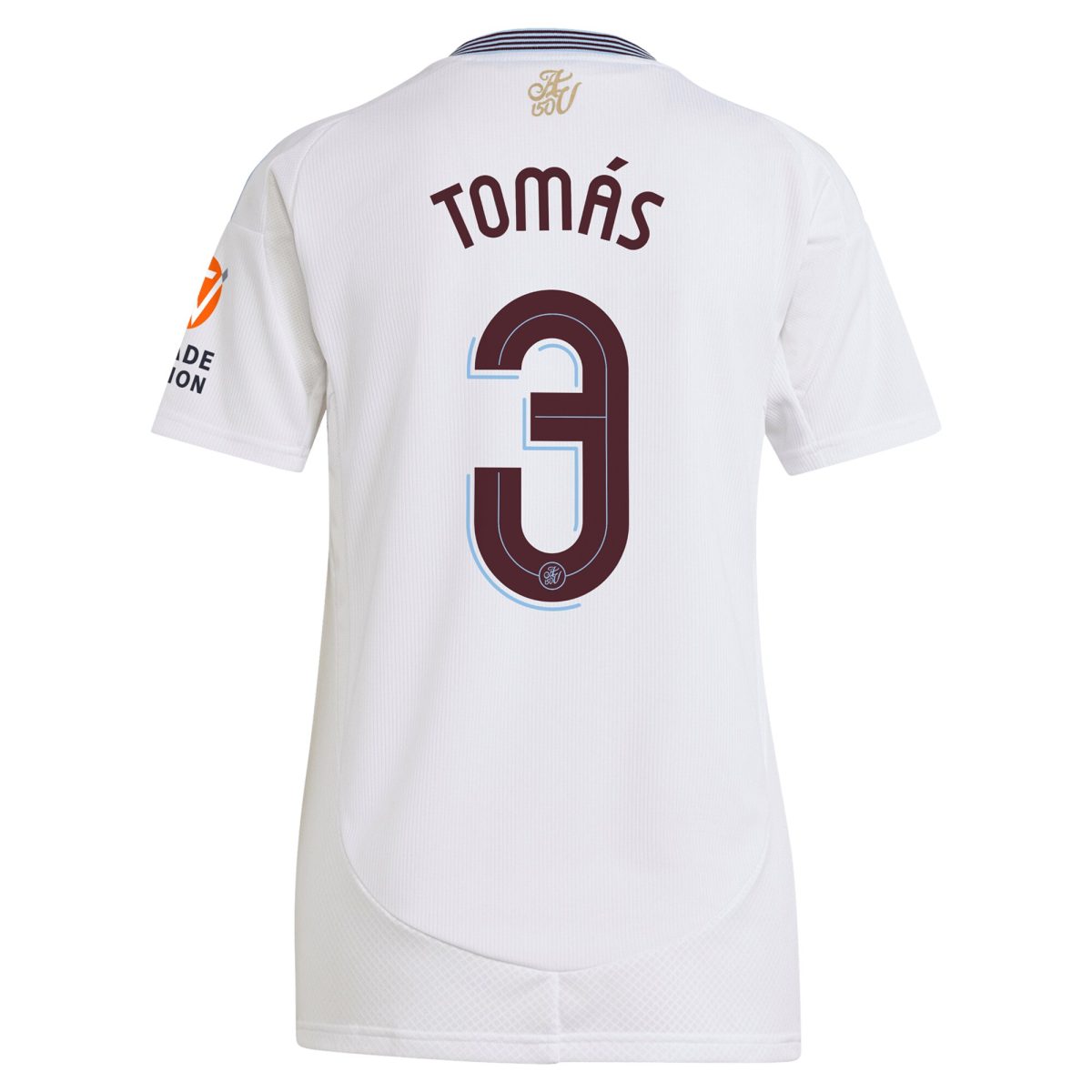 aston villa adidas away shirt 2024-25 – womens with tomás 3 cup printing Collection | Authentic Aston Villa Shirts