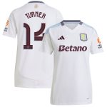 aston villa adidas away shirt 2024-25 – womens with turner 14 cup printing Collection | Authentic Aston Villa Shirts