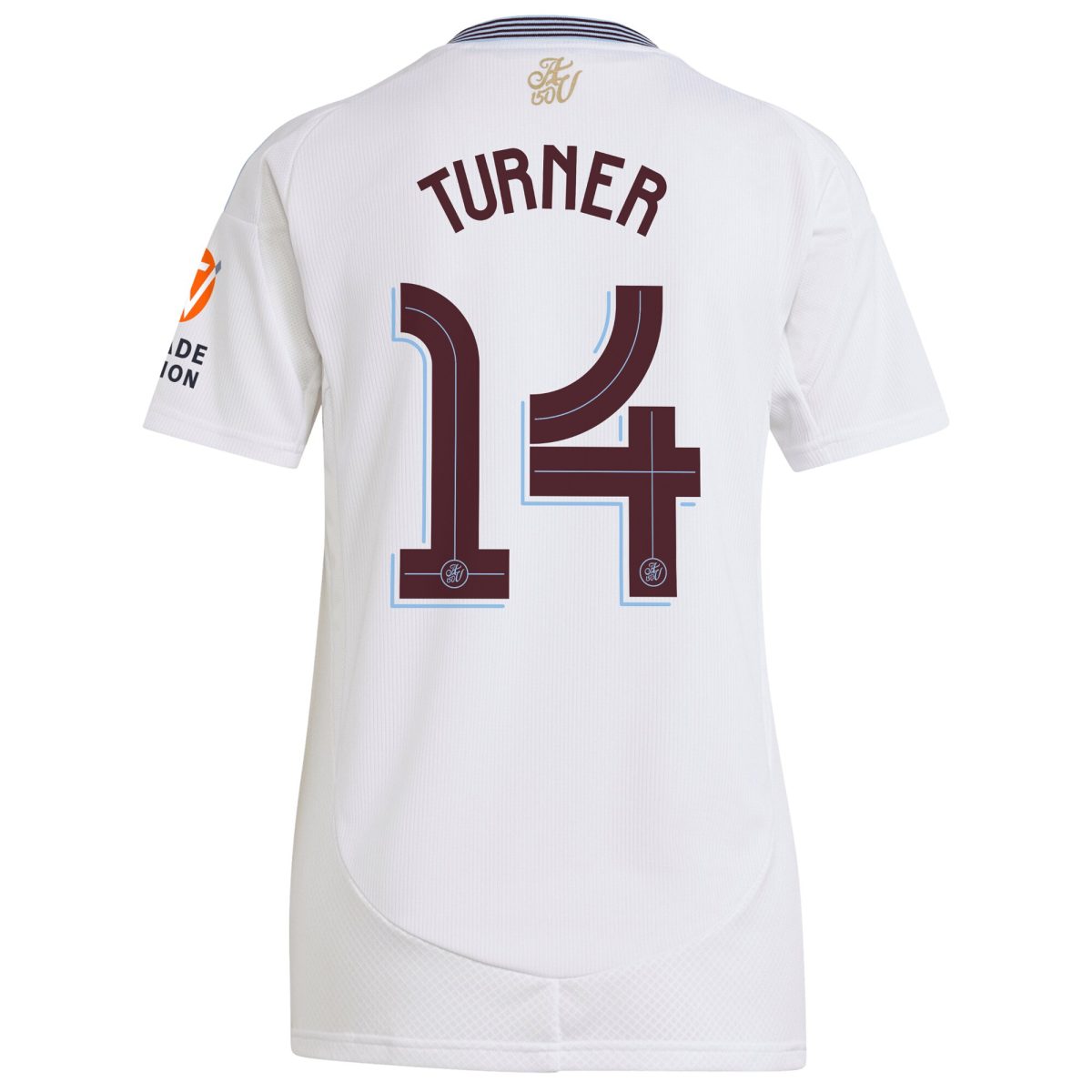 aston villa adidas away shirt 2024-25 – womens with turner 14 cup printing Collection | Authentic Aston Villa Shirts