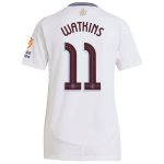 aston villa adidas away shirt 2024-25 – womens with watkins 11 cup printing Collection | Authentic Aston Villa Shirts