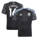 aston villa adidas away shirt 2025-26 – kids with a.garcía 16 printing Collection | Authentic Aston Villa Shirts