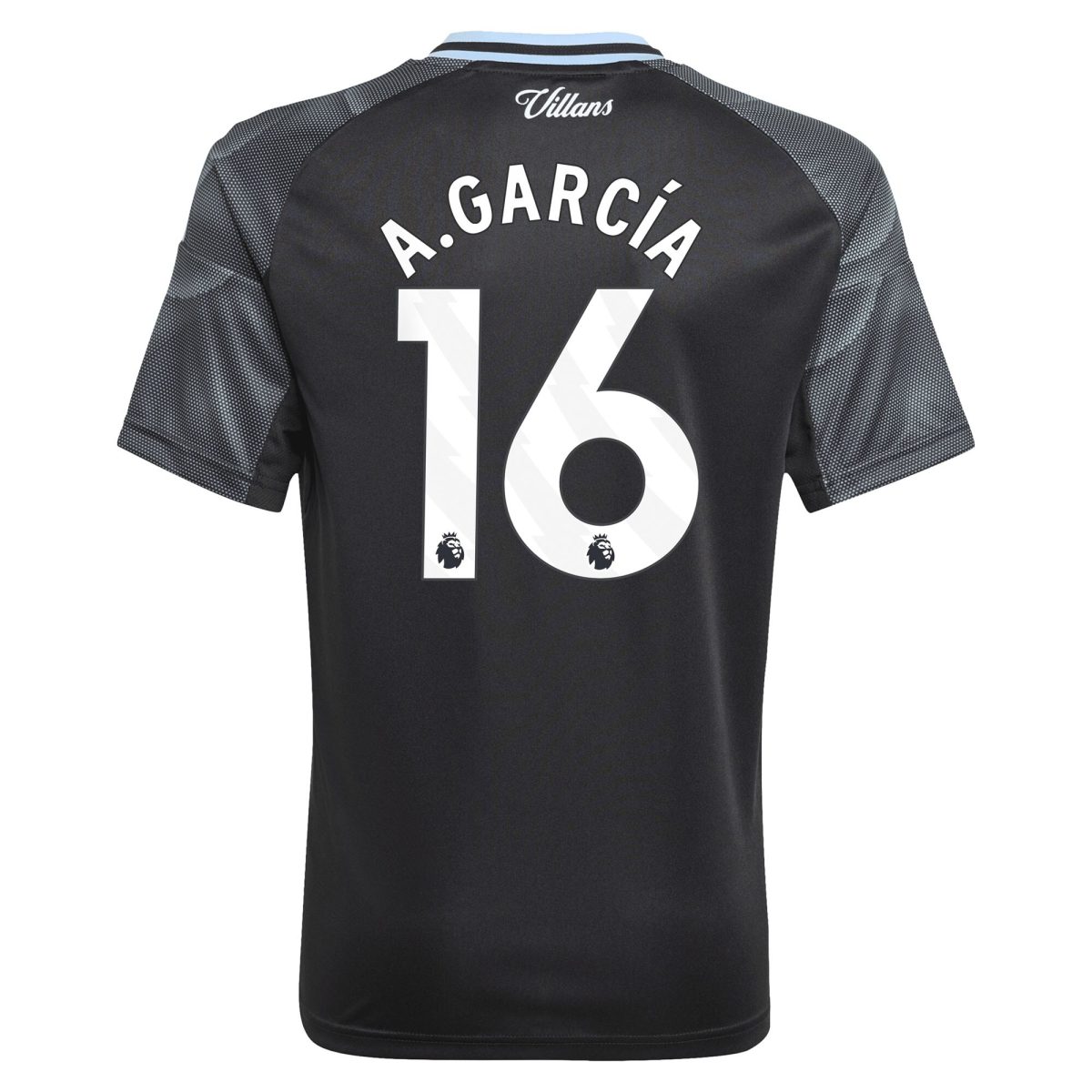 aston villa adidas away shirt 2025-26 – kids with a.garcía 16 printing Collection | Authentic Aston Villa Shirts
