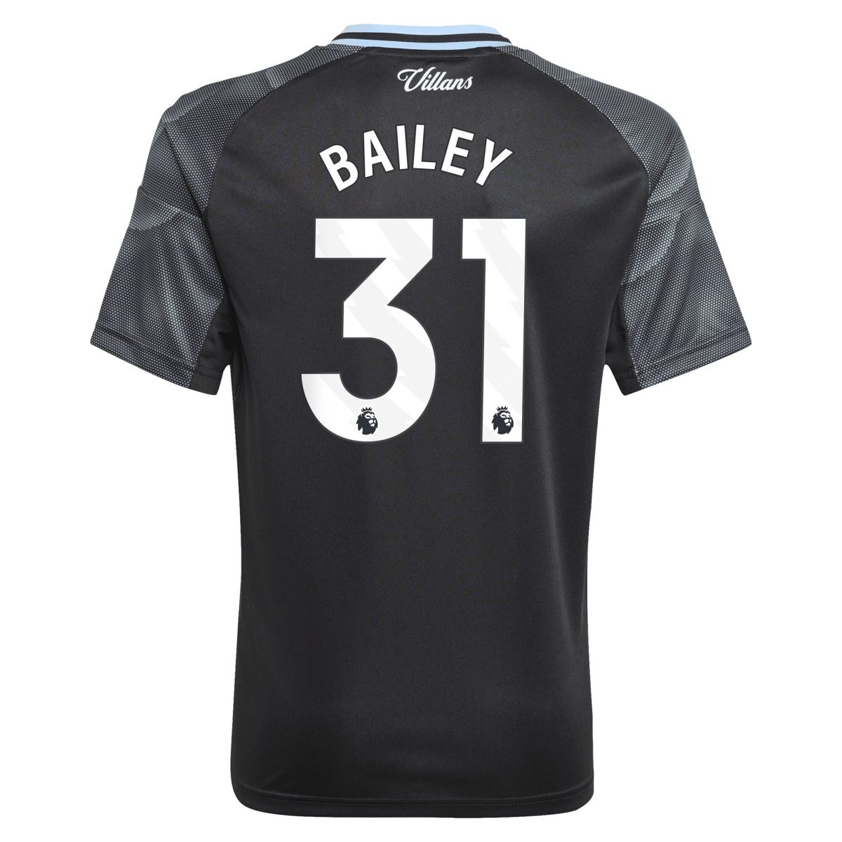 aston villa adidas away shirt 2025-26 – kids with bailey 31 printing Collection | Authentic Aston Villa Shirts