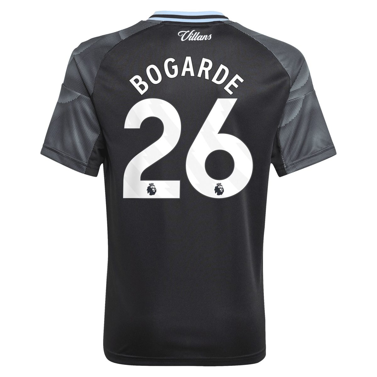 aston villa adidas away shirt 2025-26 – kids with bogarde 26 printing Collection | Authentic Aston Villa Shirts
