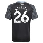 aston villa adidas away shirt 2025-26 – kids with bogarde 26 printing Collection | Authentic Aston Villa Shirts