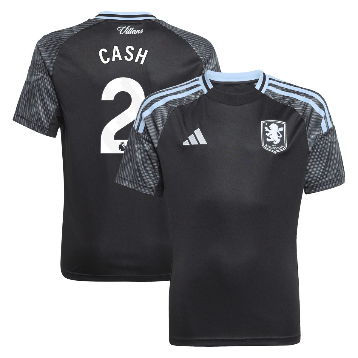 aston villa adidas away shirt 2025-26 – kids with cash 2 printing Collection | Authentic Aston Villa Shirts