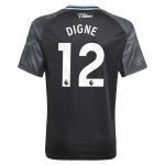 aston villa adidas away shirt 2025-26 – kids with digne 12 printing Collection | Authentic Aston Villa Shirts