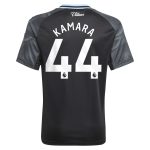 aston villa adidas away shirt 2025-26 – kids with kamara 44 printing Collection | Authentic Aston Villa Shirts