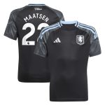 aston villa adidas away shirt 2025-26 – kids with maatsen 22 printing Collection | Authentic Aston Villa Shirts