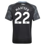 aston villa adidas away shirt 2025-26 – kids with maatsen 22 printing Collection | Authentic Aston Villa Shirts