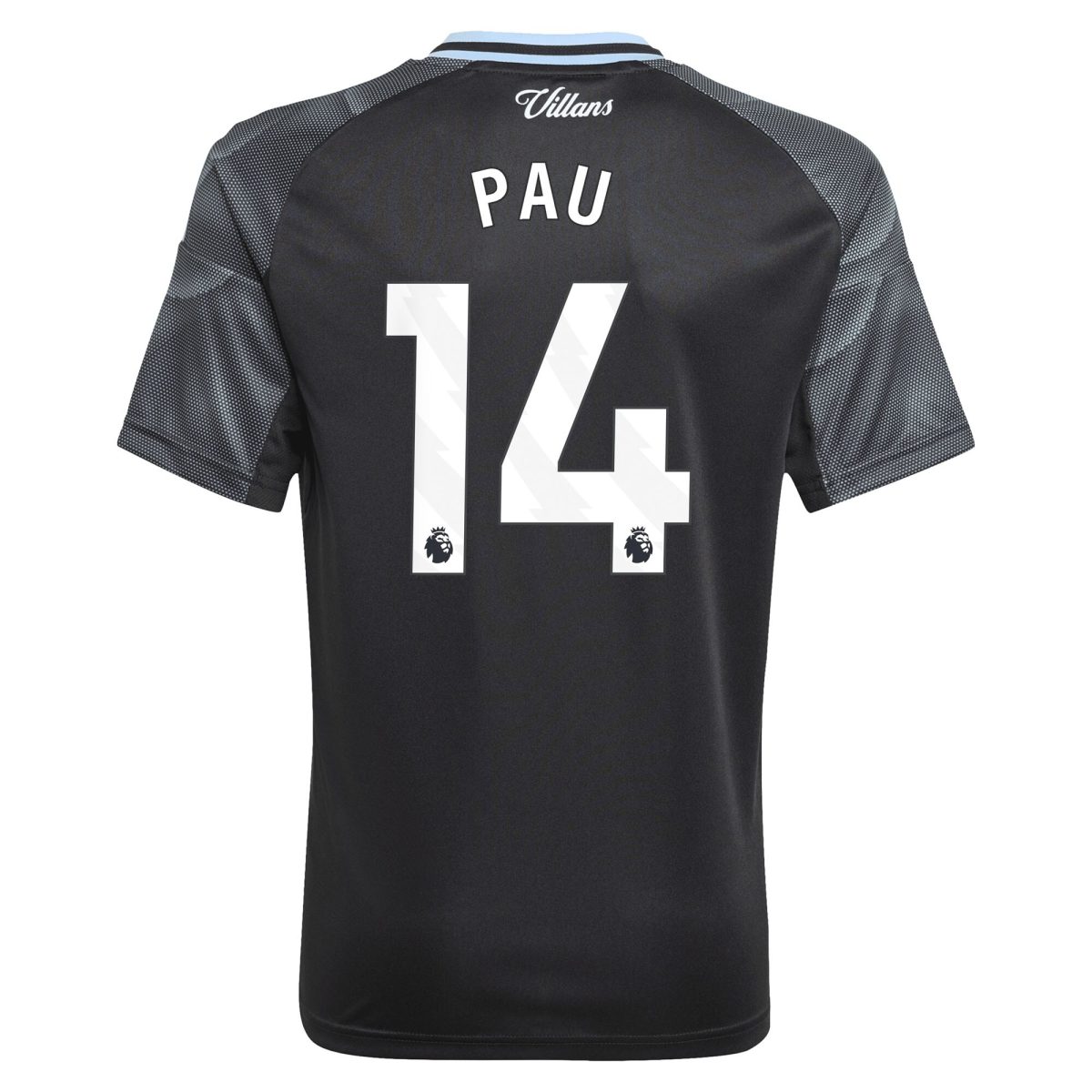 aston villa adidas away shirt 2025-26 – kids with pau 14 printing Collection | Authentic Aston Villa Shirts