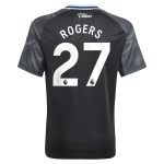 aston villa adidas away shirt 2025-26 – kids with rogers 27 printing Collection | Authentic Aston Villa Shirts