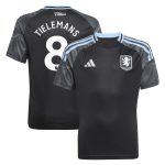 aston villa adidas away shirt 2025-26 – kids with tielemans 8 printing Collection | Authentic Aston Villa Shirts
