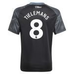aston villa adidas away shirt 2025-26 – kids with tielemans 8 printing Collection | Authentic Aston Villa Shirts