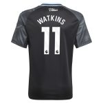 aston villa adidas away shirt 2025-26 – kids with watkins 11 printing Collection | Authentic Aston Villa Shirts