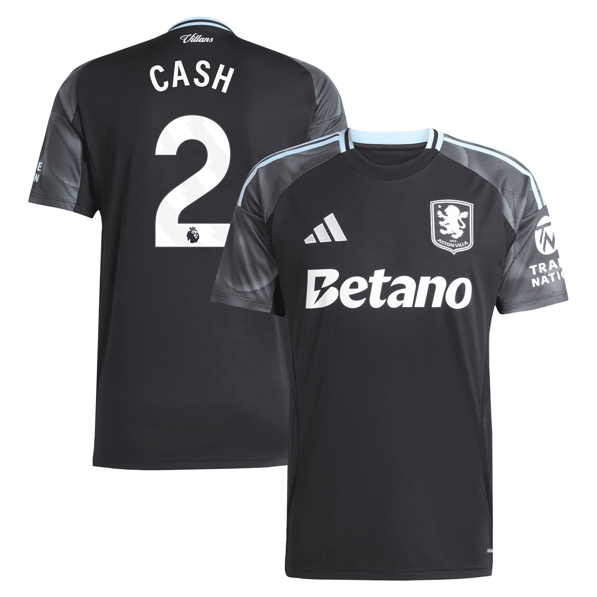 aston villa adidas away shirt 2025-26 with cash 2 printing Collection | Authentic Aston Villa Shirts