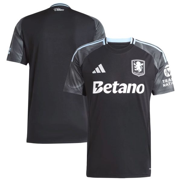 aston villa adidas away shirt 2025-26 with custom printing Collection | Authentic Aston Villa Shirts