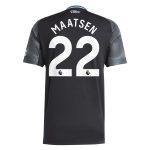 aston villa adidas away shirt 2025-26 with maatsen 22 printing Collection | Authentic Aston Villa Shirts