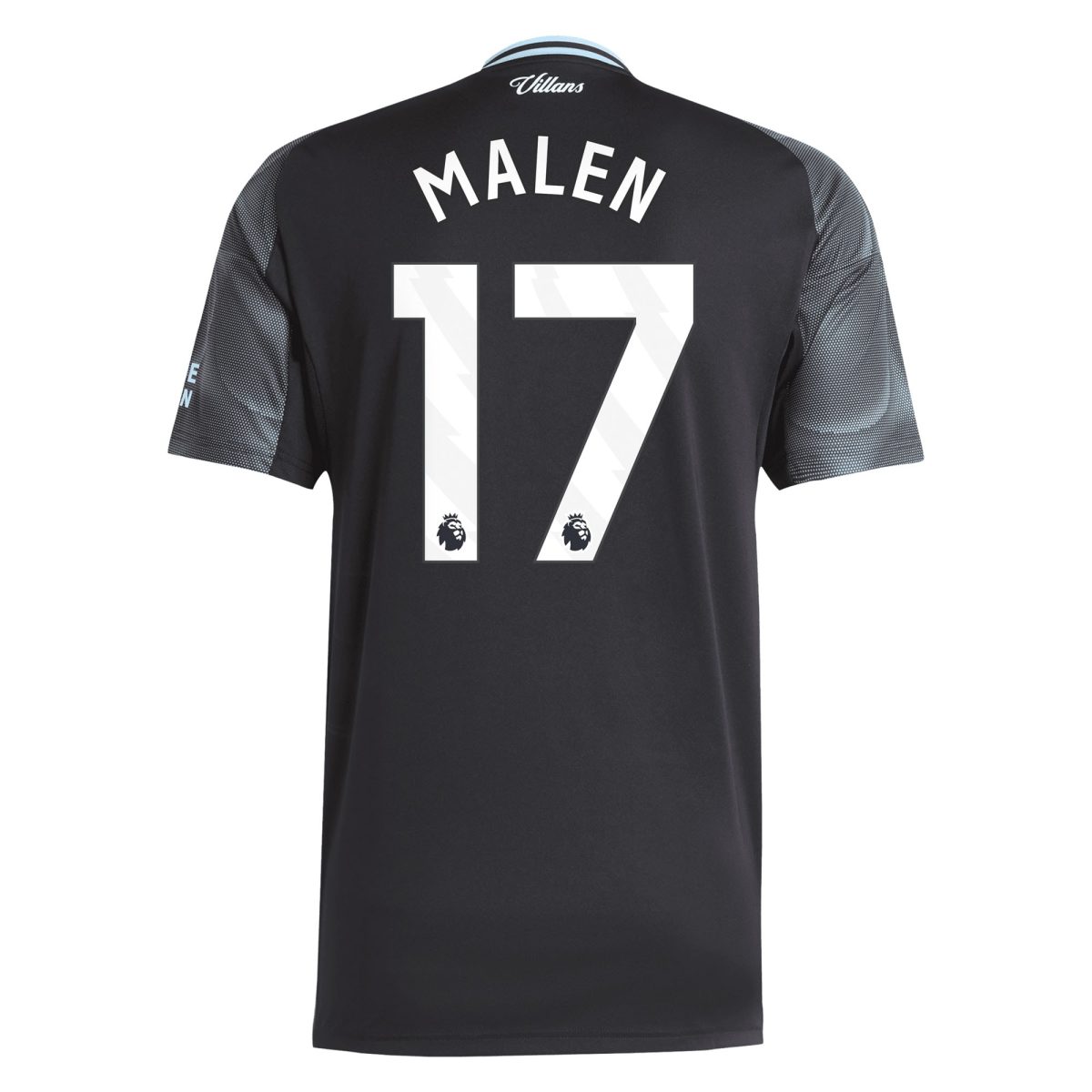 aston villa adidas away shirt 2025-26 with malen 17 printing Collection | Authentic Aston Villa Shirts