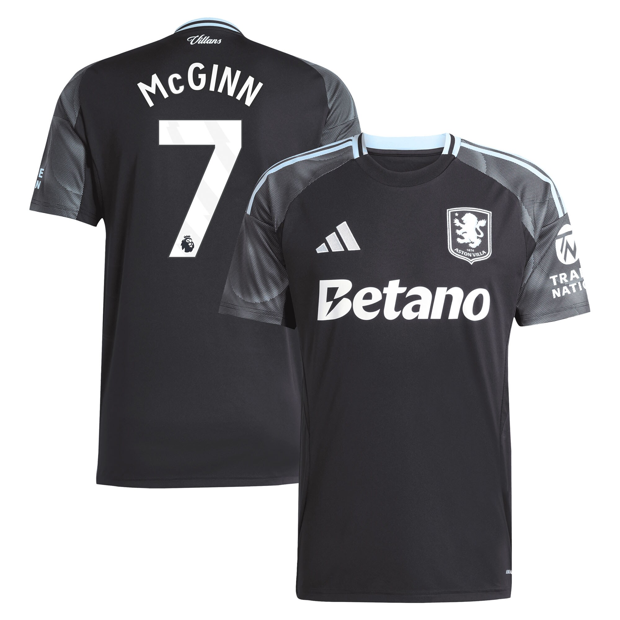 aston villa adidas away shirt 2025-26 with mcginn 7 printing Collection | Authentic Aston Villa Shirts