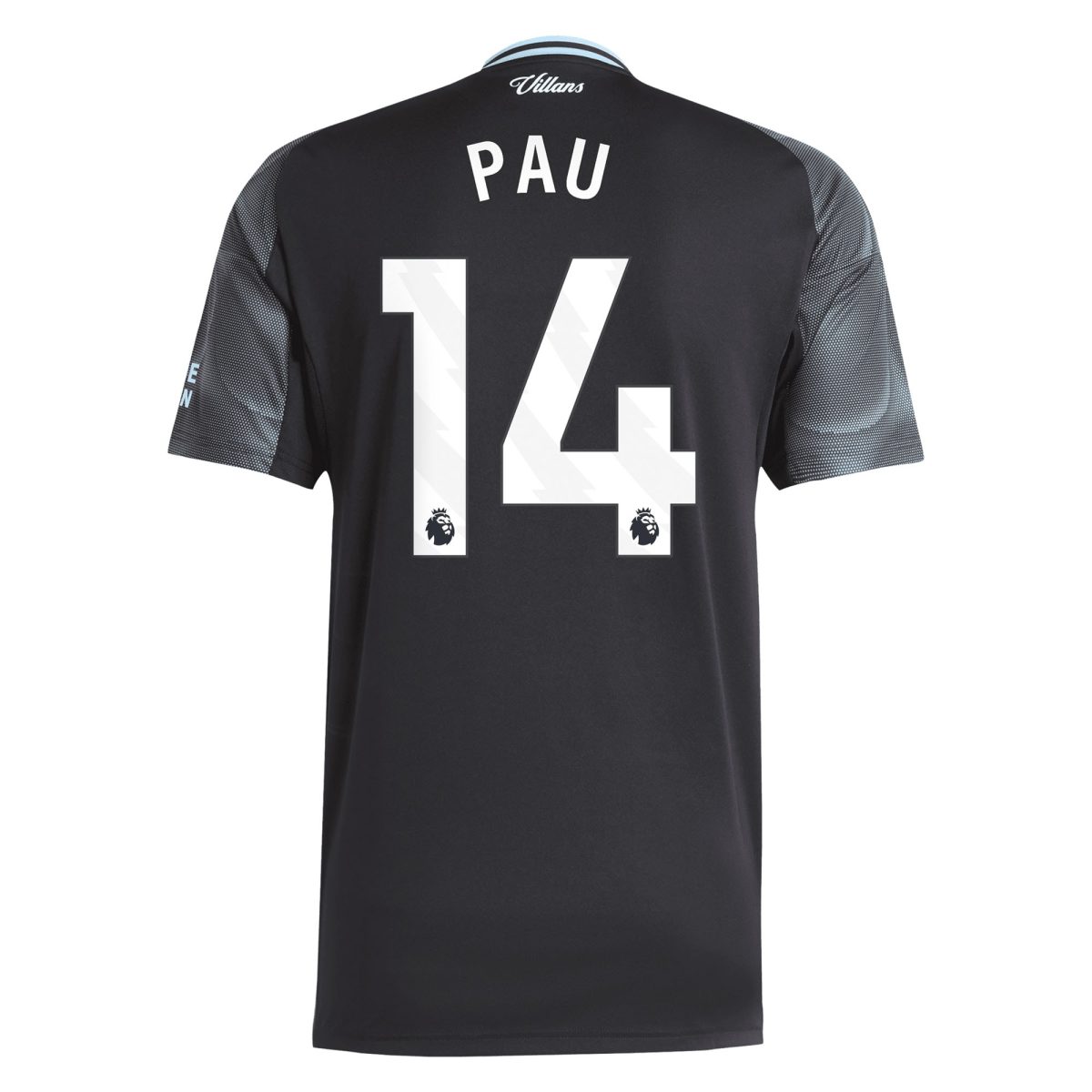 aston villa adidas away shirt 2025-26 with pau 14 printing Collection | Authentic Aston Villa Shirts
