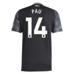 aston villa adidas away shirt 2025-26 with pau 14 printing Collection | Authentic Aston Villa Shirts