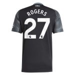 aston villa adidas away shirt 2025-26 with rogers 27 printing Collection | Authentic Aston Villa Shirts