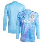 aston villa adidas goalkeeper shirt 2024-25 – long sleeve – 201964005 with custom printing Collection | Authentic Aston Villa Shirts