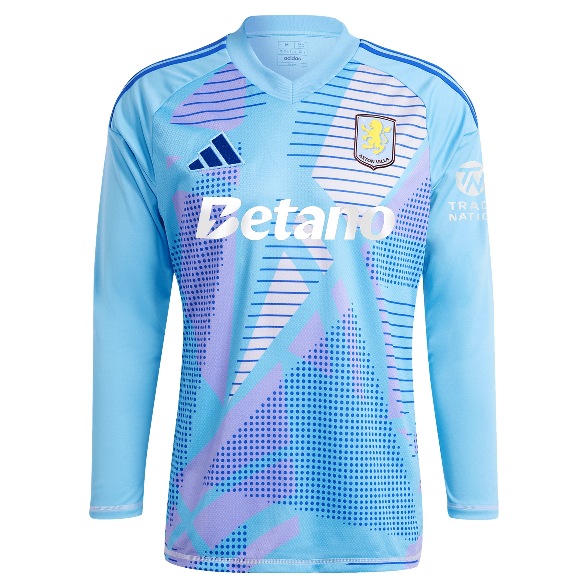 aston villa adidas goalkeeper shirt 2024-25 – long sleeve – 201964005 with custom printing Collection | Authentic Aston Villa Shirts