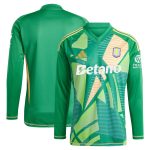 aston villa adidas goalkeeper shirt 2024-25 – long sleeve – 201964009 with custom printing Collection | Authentic Aston Villa Shirts
