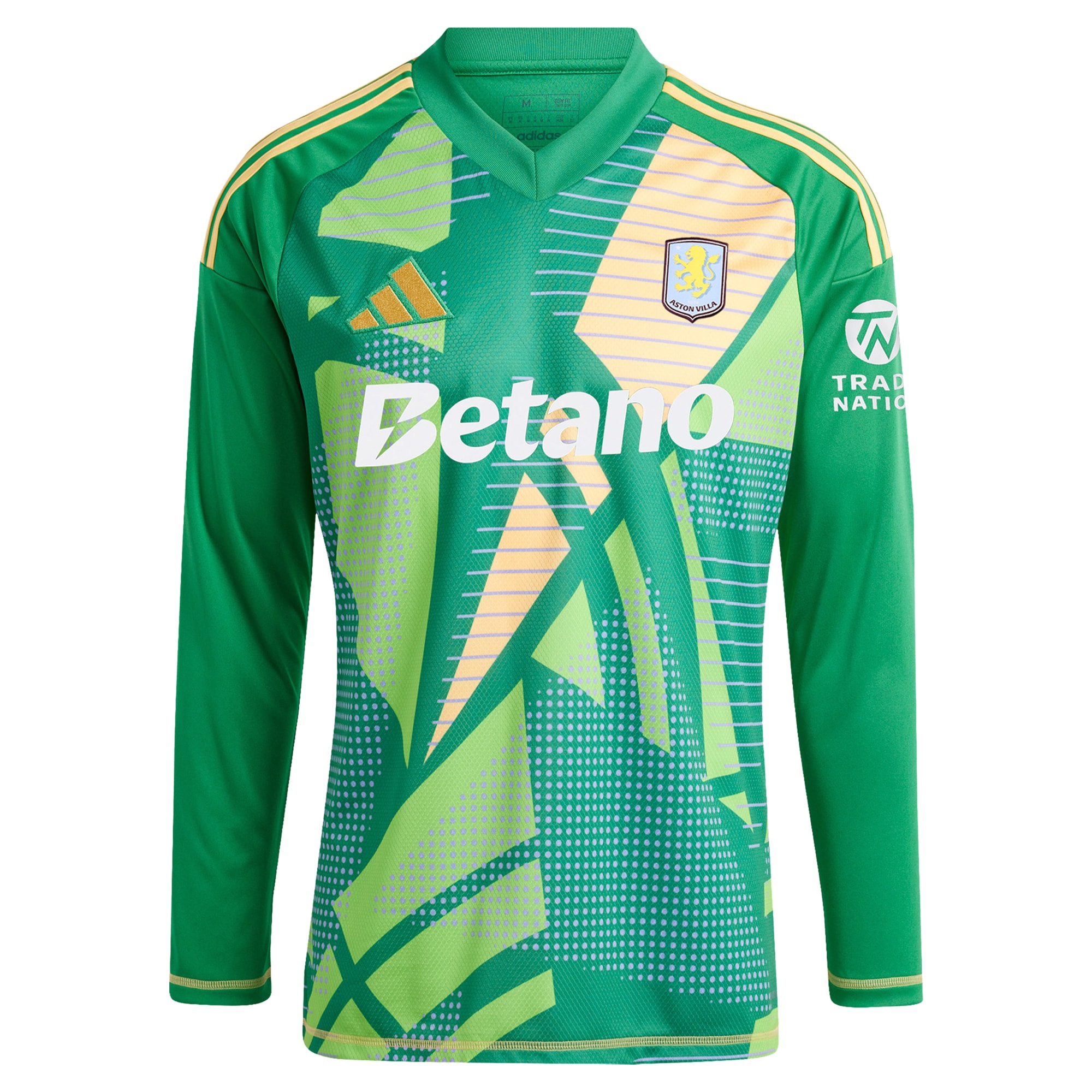 aston villa adidas goalkeeper shirt 2024-25 – long sleeve – 201964009 with custom printing Collection | Authentic Aston Villa Shirts
