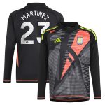 aston villa adidas goalkeeper shirt 2024-25 – long sleeve – kids with martinez 23 printing – 202029325 Collection | Authentic Aston Villa Shirts