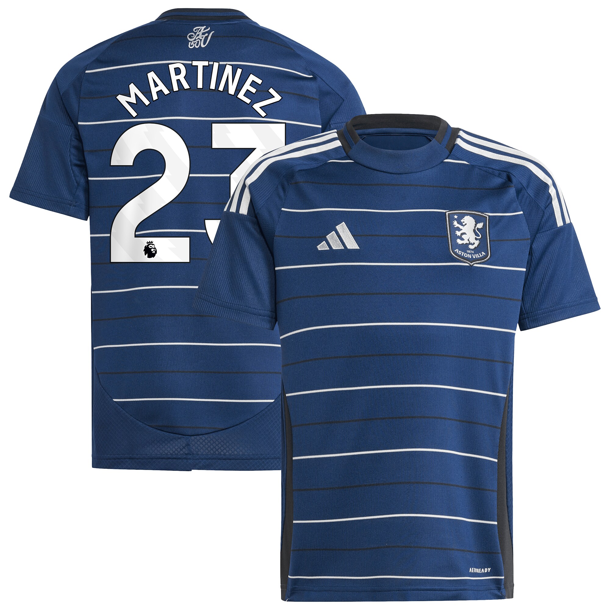 aston villa adidas goalkeeper shirt 2024-25 – long sleeve – kids with martinez 23 printing – 202030988 Collection | Authentic Aston Villa Shirts