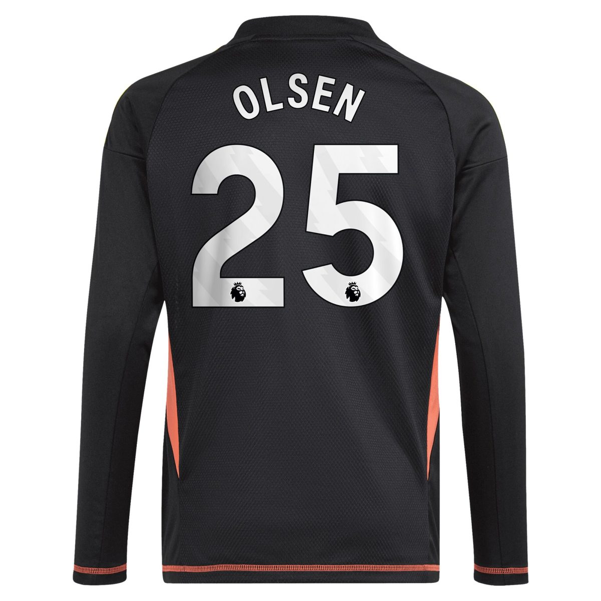 aston villa adidas goalkeeper shirt 2024-25 – long sleeve – kids with olsen 25 printing – 202029322 Collection | Authentic Aston Villa Shirts