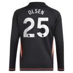 aston villa adidas goalkeeper shirt 2024-25 – long sleeve – kids with olsen 25 printing – 202029322 Collection | Authentic Aston Villa Shirts