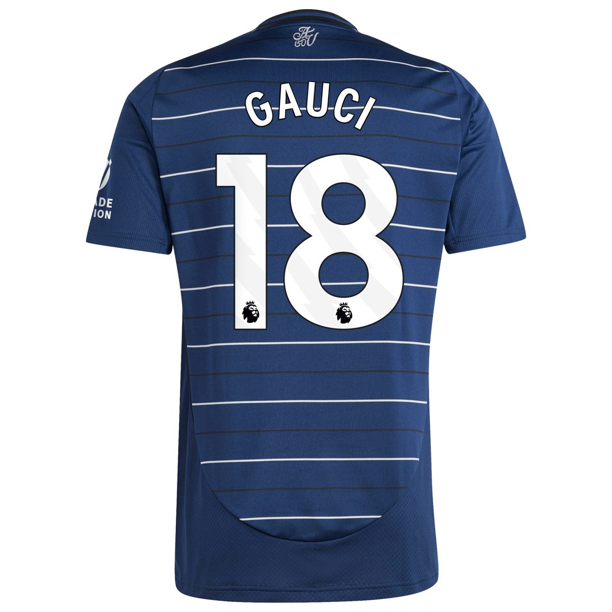 aston villa adidas goalkeeper shirt 2024-25 – long sleeve with gauci 18 printing – 202030972 Collection | Authentic Aston Villa Shirts