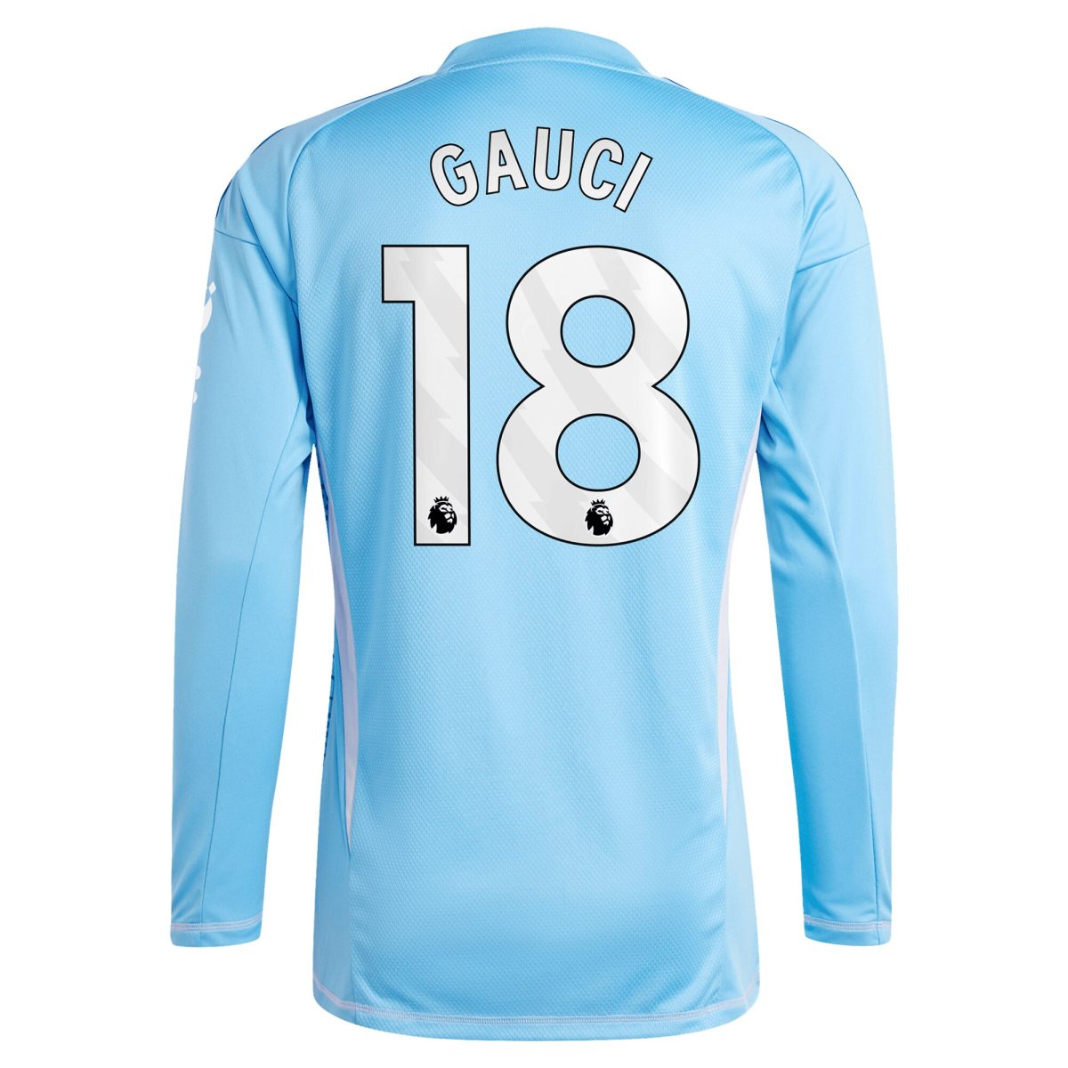 aston villa adidas goalkeeper shirt 2024-25 – long sleeve with gauci 18 printing – 202030982 Collection | Authentic Aston Villa Shirts