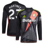 aston villa adidas goalkeeper shirt 2024-25 – long sleeve with martinez 23 printing – 202028938 Collection | Authentic Aston Villa Shirts