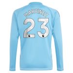 aston villa adidas goalkeeper shirt 2024-25 – long sleeve with martinez 23 printing – 202030980 Collection | Authentic Aston Villa Shirts