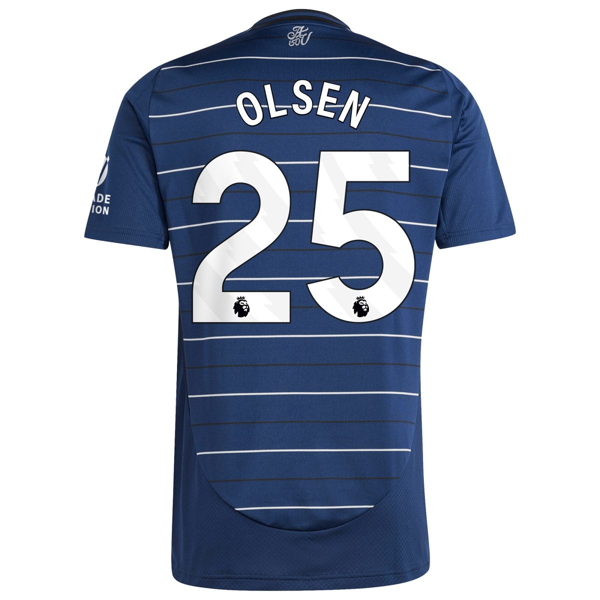 aston villa adidas goalkeeper shirt 2024-25 – long sleeve with olsen 25 printing – 202030975 Collection | Authentic Aston Villa Shirts
