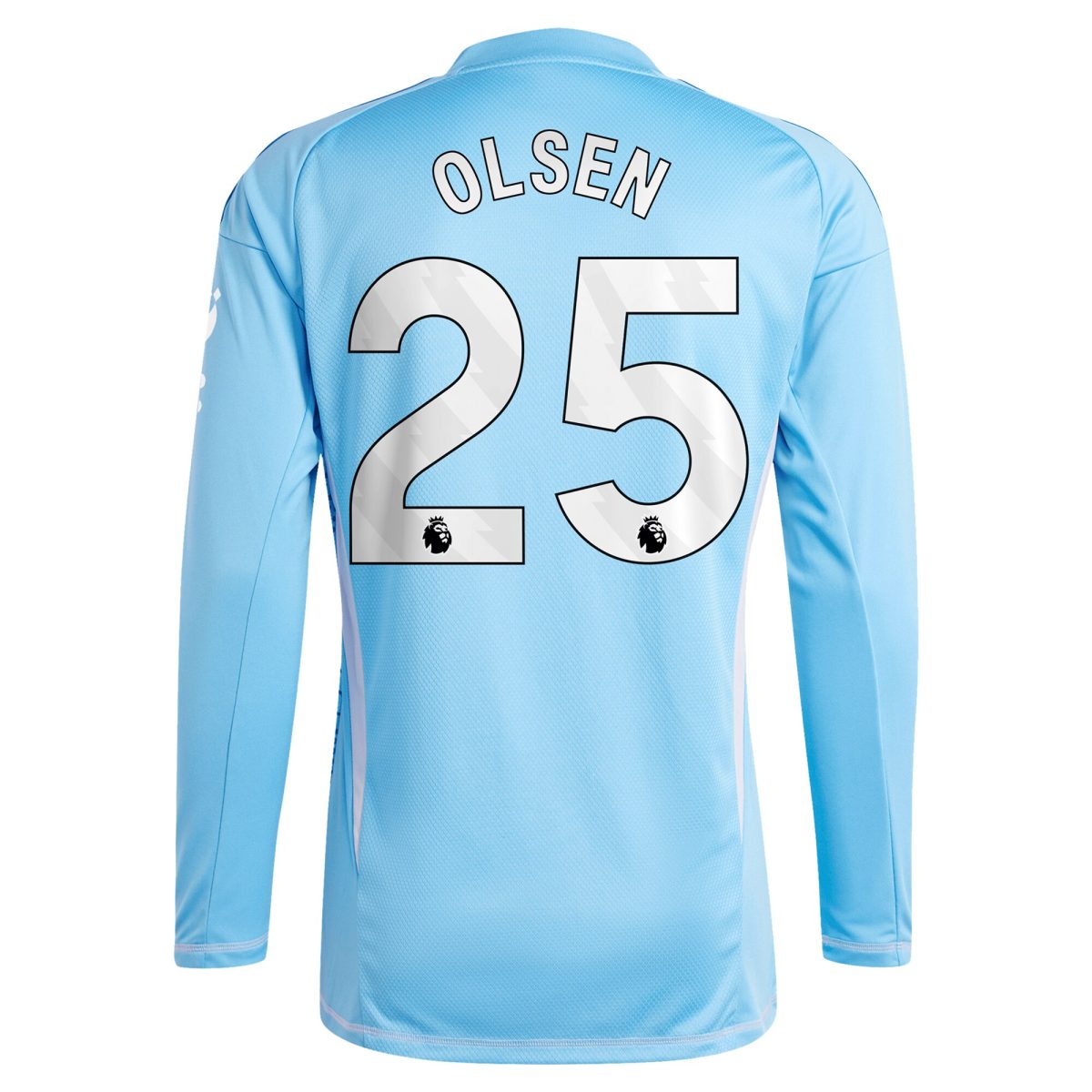 aston villa adidas goalkeeper shirt 2024-25 – long sleeve with olsen 25 printing – 202030976 Collection | Authentic Aston Villa Shirts