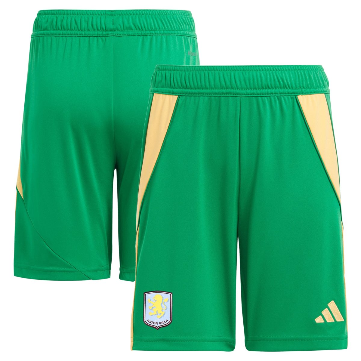aston villa adidas goalkeeper shorts 2024-25 – kids – 201964012 with custom printing Collection | Authentic Aston Villa Shirts