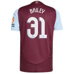 aston villa adidas home authentic shirt 2024-25 with bailey 31 cup printing Collection | Authentic Aston Villa Shirts