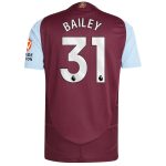 aston villa adidas home authentic shirt 2024-25 with bailey 31 printing Collection | Authentic Aston Villa Shirts